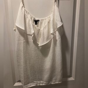 Bannana Republic Ruffle Strap Cami Top XL NWT